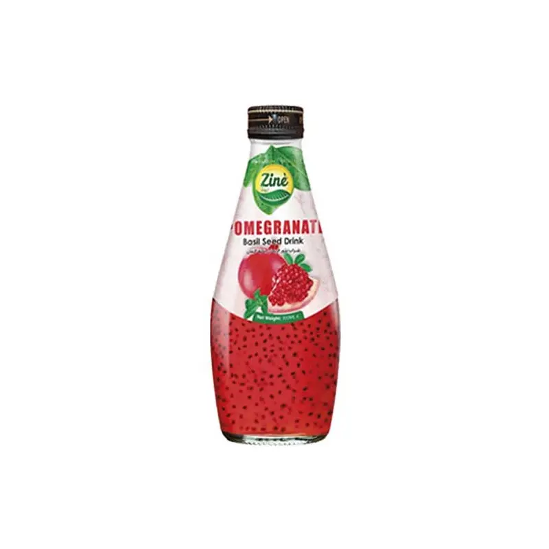 Jus aux graines de basilic et à la grenade, Ziné, 300ml