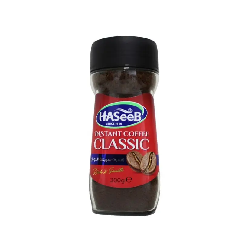 Café instantané Haseeb Classique, Haseeb, 200g