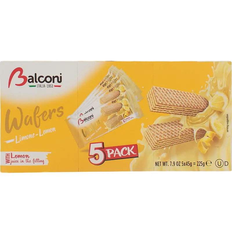 Gaufrettes Citrons, Balconi, 5x45g