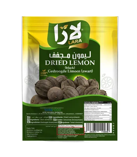 Citron séché noir, Lara, 150g