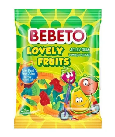 Bebeto Lovely Fruits PM 50P 80G