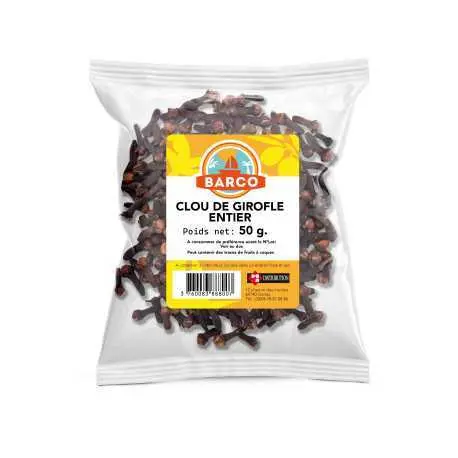 Clou de girofle entier, Barco, 50g