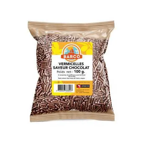 Vermicelles chocolat, Barco, 100g