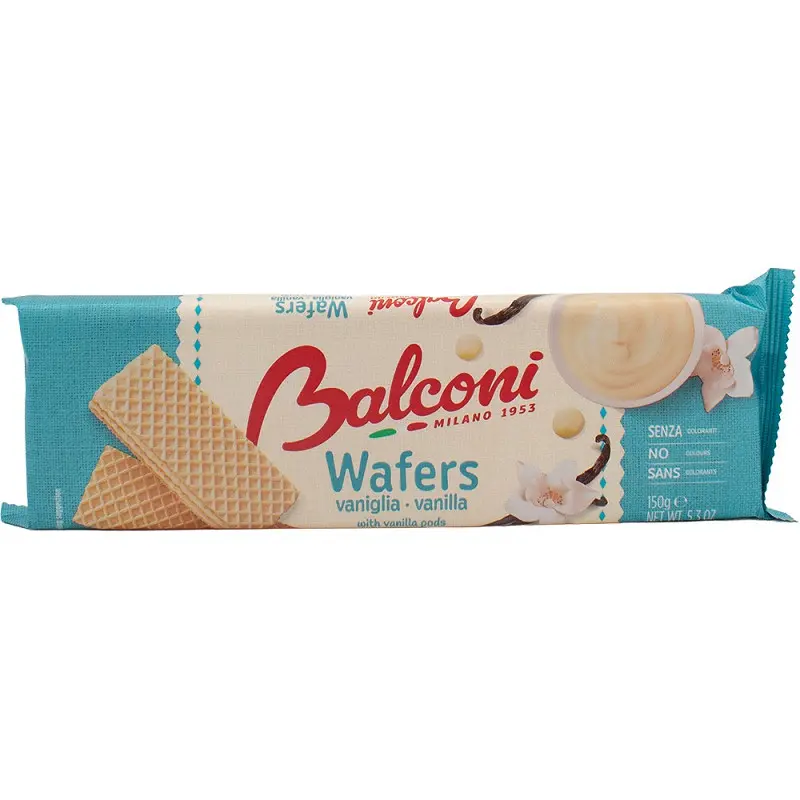 Gaufrettes Vanille, Balconi, 150g