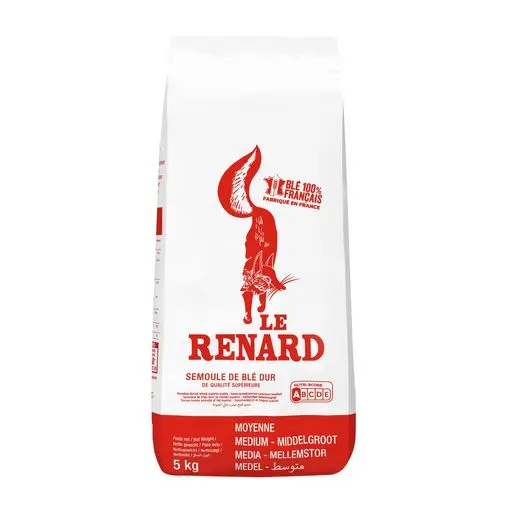 Semoule moyenne, Le Renard, 5kg