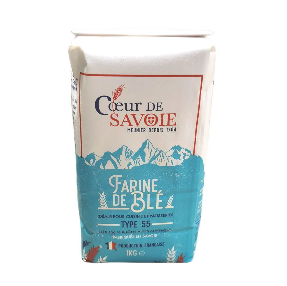 Farine de blé T55, Coeur de savoir, 1kg