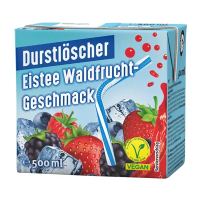 Durstlöscher Eistee Waldfrucht 500ml