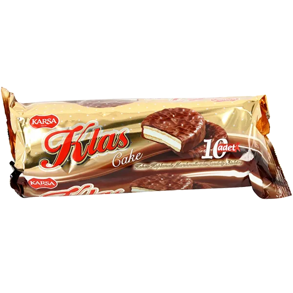 Cocoa Coated Sandwich Biscuit, Klas, 220g