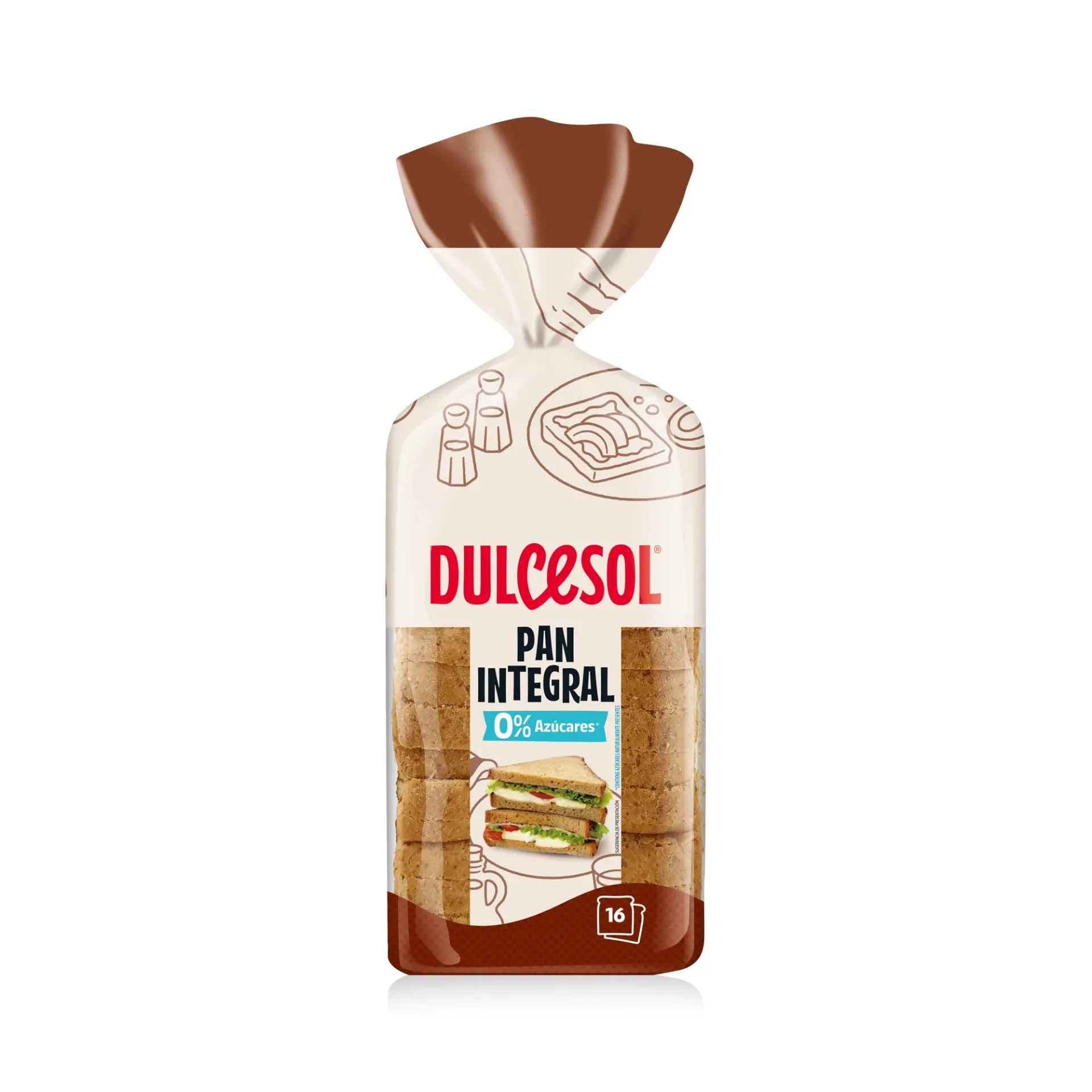 Pain de complet, Dulcesol, 460g