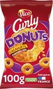 Curly Donuts cacahuete caramelisee, Vico, 100g