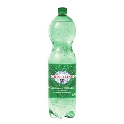 Eau pétillante, Cristaline, 1.5L