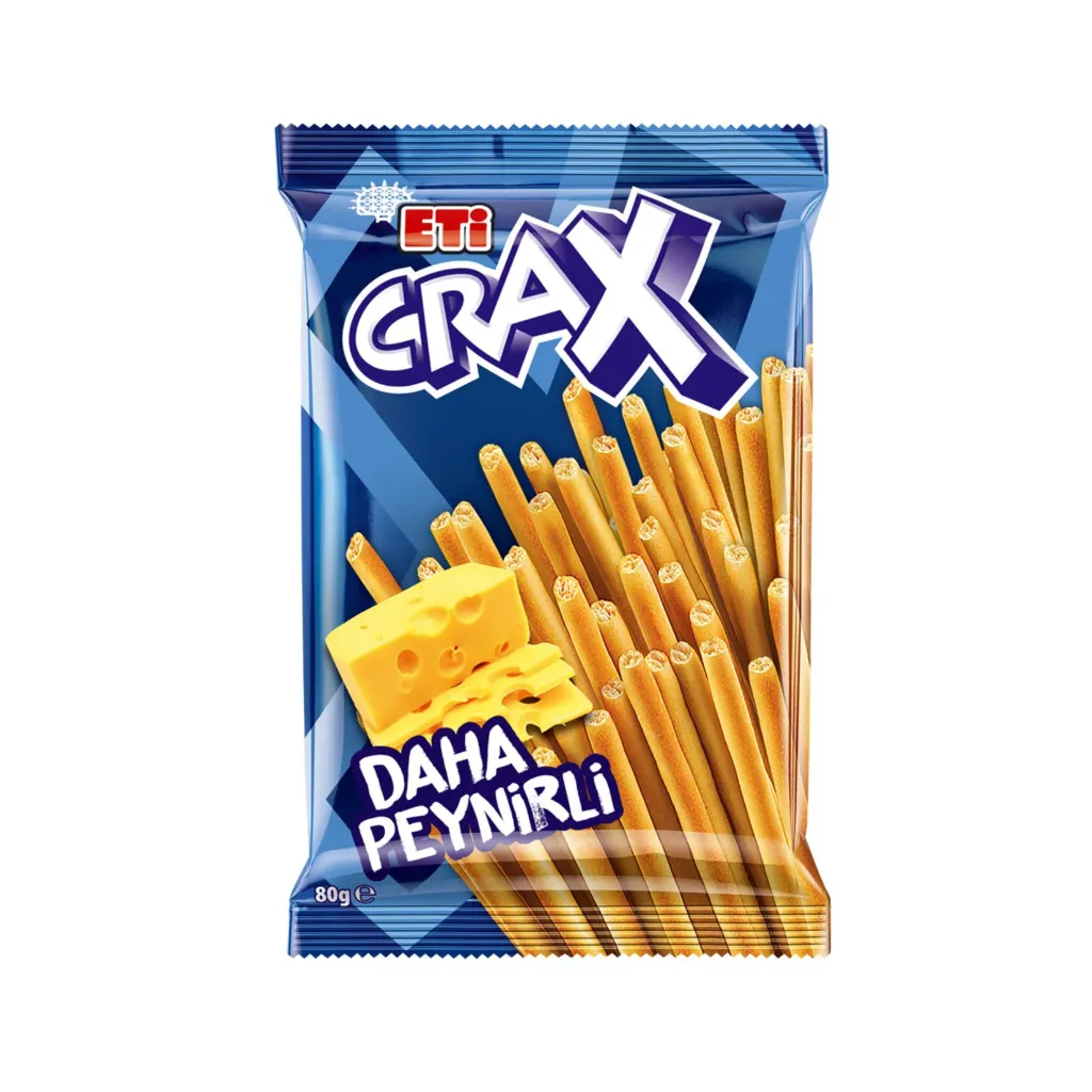 Bâtonnets de bretzel au fromage, Eti, 50g