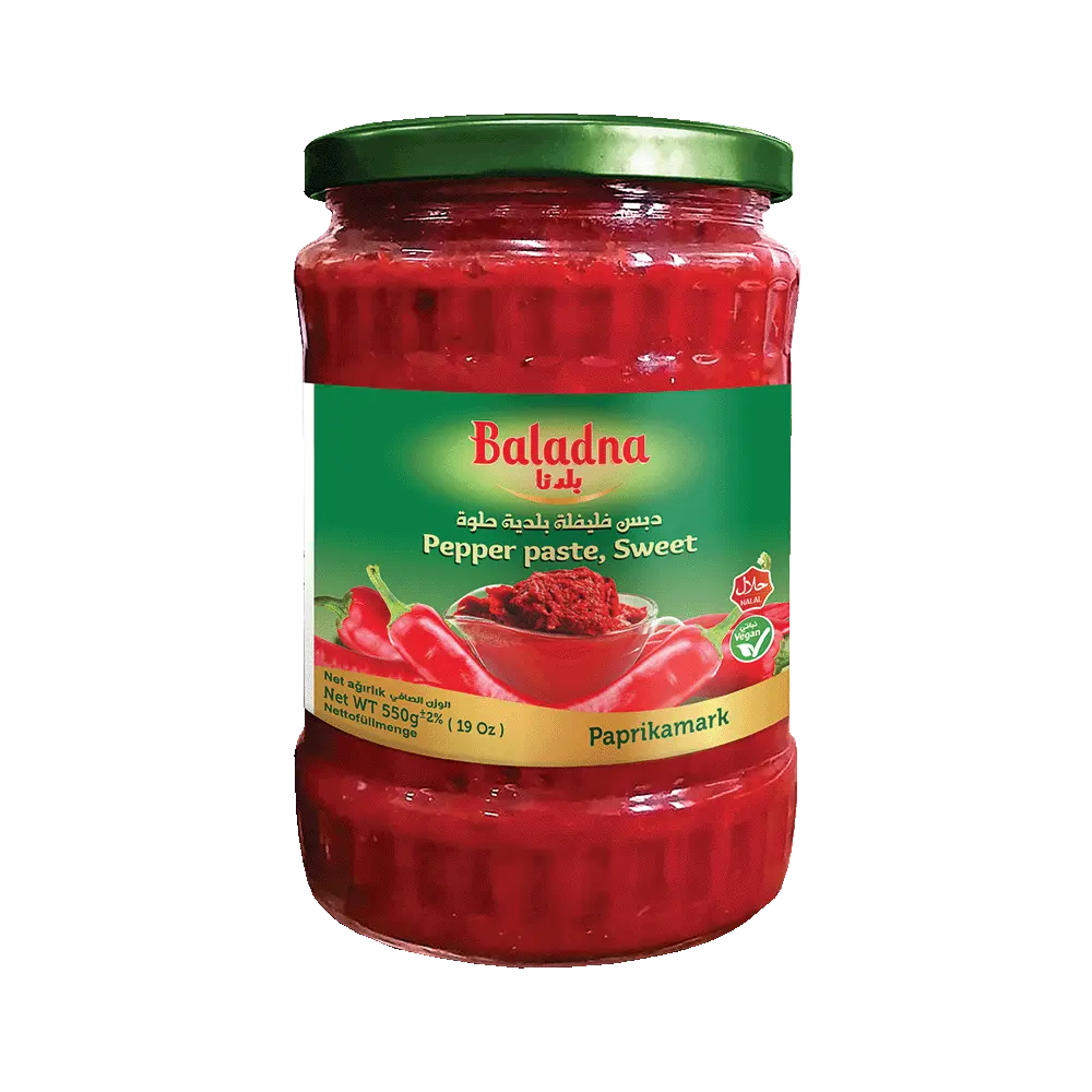 Pâte de piment, doux 550 g