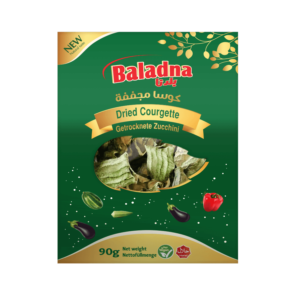 Courgettes séchées, Baladna, 150g