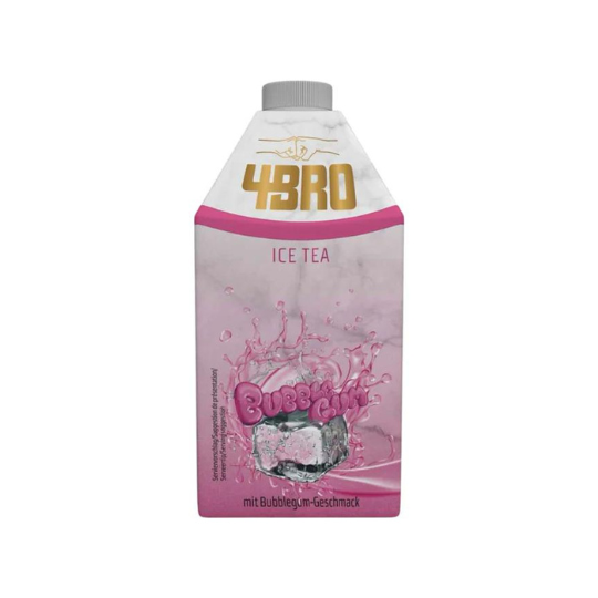 4BRO ICE TEA BUBBLE GUM BRIQUE 500ML