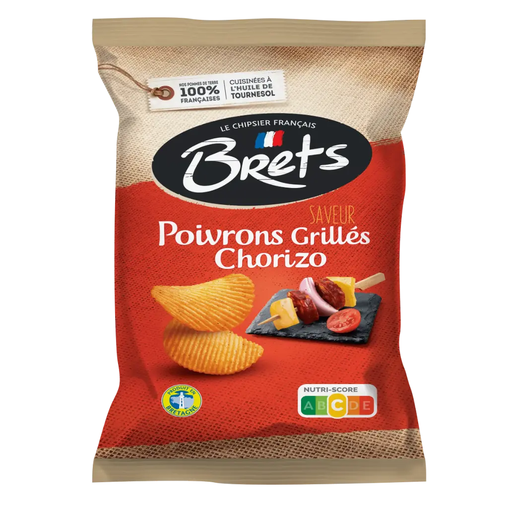 CHIPS BRET'S POIVRONS GRILLES CHORIZO