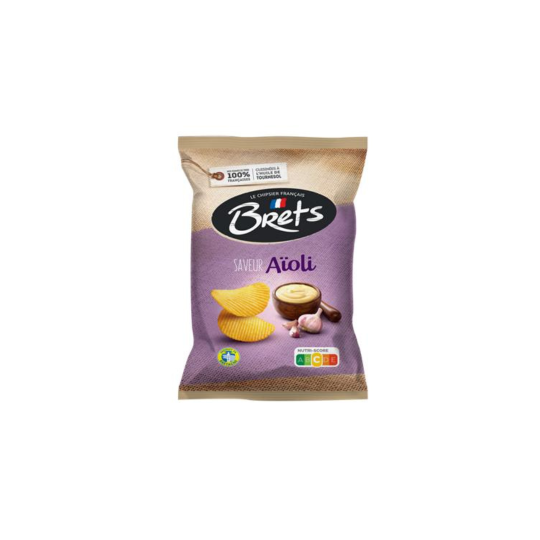CHIPS BRET'S SAVEUR AIOLI 125 GR