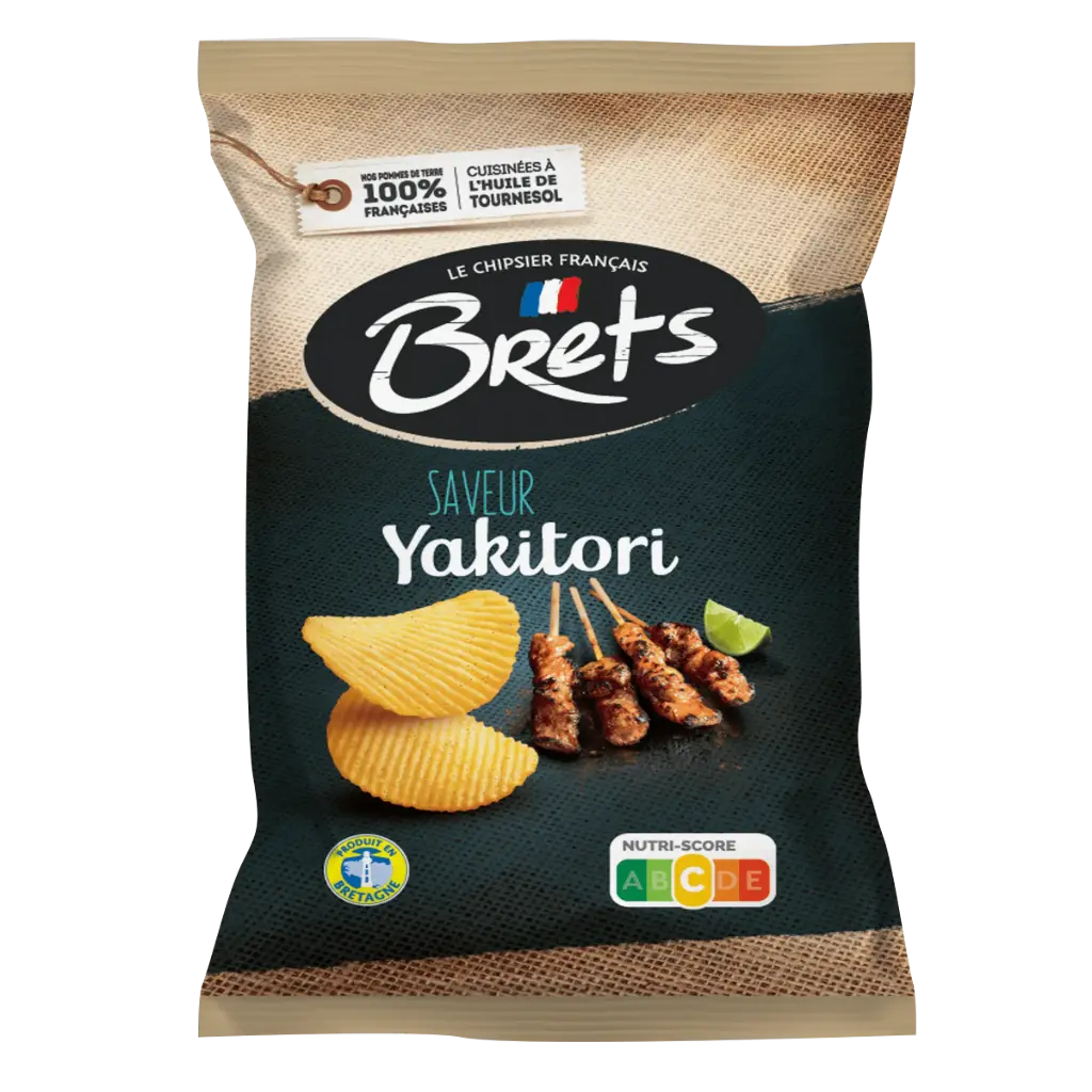 CHIPS BRET'S SAVEUR YAKITORI 125G 