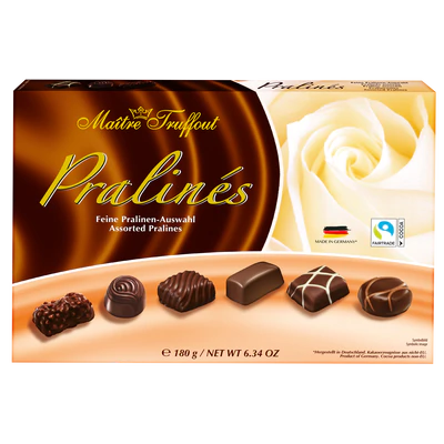 Assortiment de pralines exquisite 180g