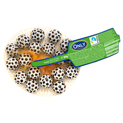 Ballons de football en chocolat au lait 84g