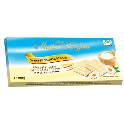 Chocolat blanc 100g 