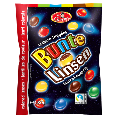 Dragée chocolat multicolore au chocolat au lait, 180g