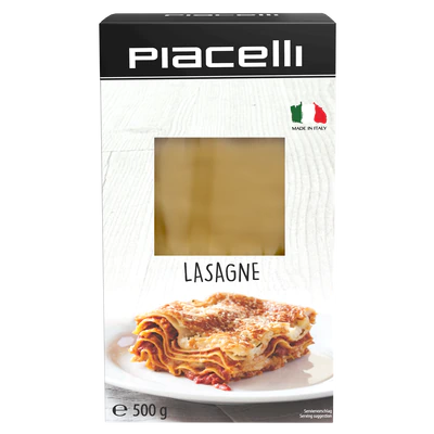 Feuilles de lasagnes 500g 