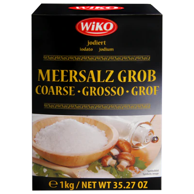 Gros sel marin iodé 1kg 