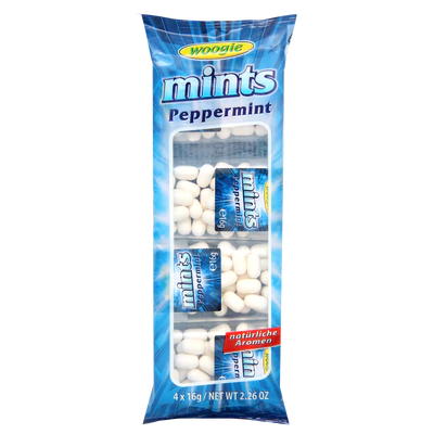 Mints peppermint - dragées au sucre au goût menthe 4*16g