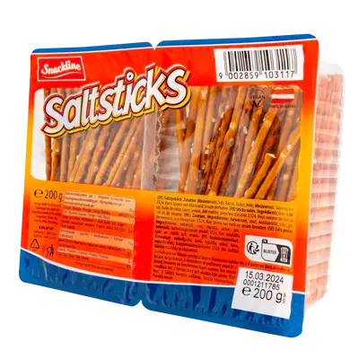 Sticks salés petit pain mauricette allongé 200g