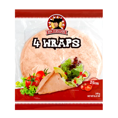 Wraps Tortillas à la tomate 240g