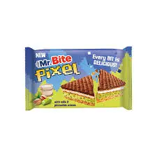 Mr. Bite Pixel  whith pistachio, Waffer 28g
