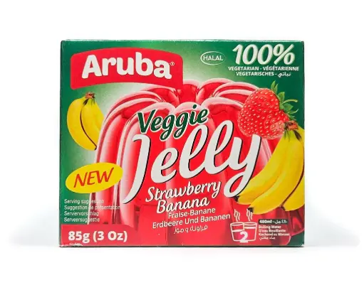 Jelly Fraise & banane, Aruba, 85g 