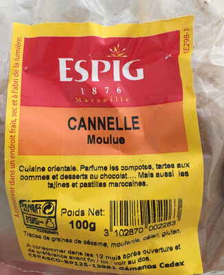 Espig, Cannelle moulue