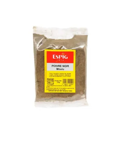 Espig, Poivre noir moulu 50g