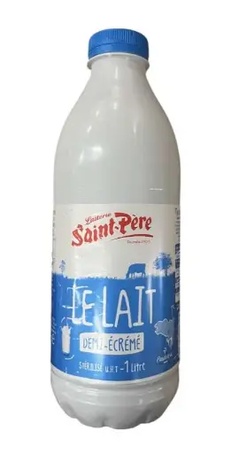 Lait Demi-écrémé, Saint-Père, 1L
