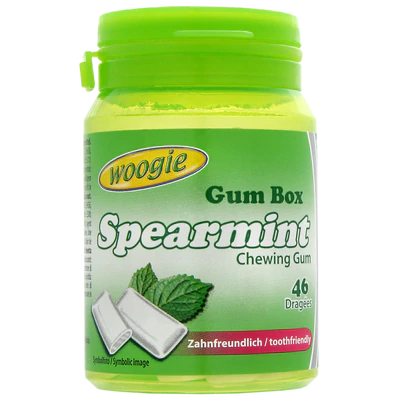 Gum box, Spearmint sans sucre, 64,4g
