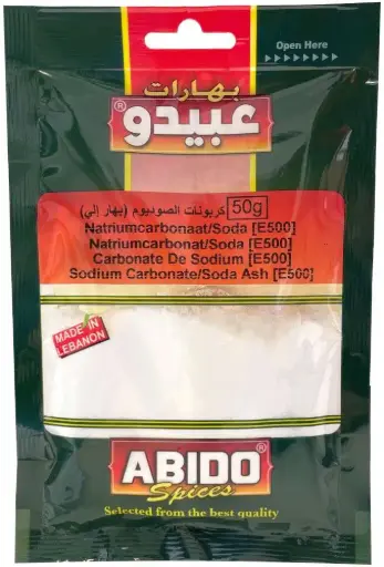 Abido, Carbonate de sodium