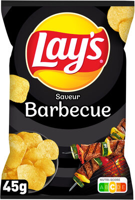 LAYS Chips Saveur Barbecue BBQ 45g