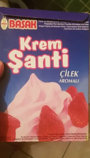 Crème chantilly fraise, Basak, 150g