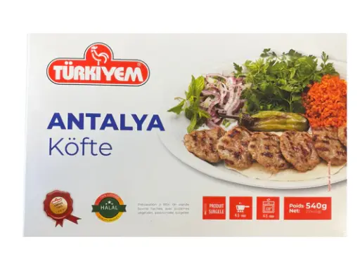 Antalya kefta, Turquie, 540g