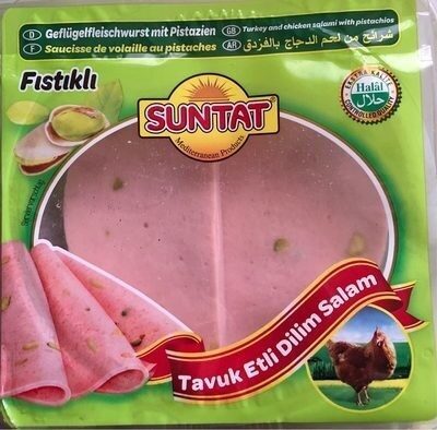 Saucisson de volaille aux pistaches, Suntat, 200g