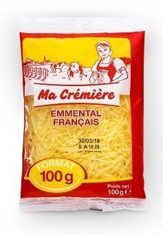 Emmental rapés, Ma crémière, 100g