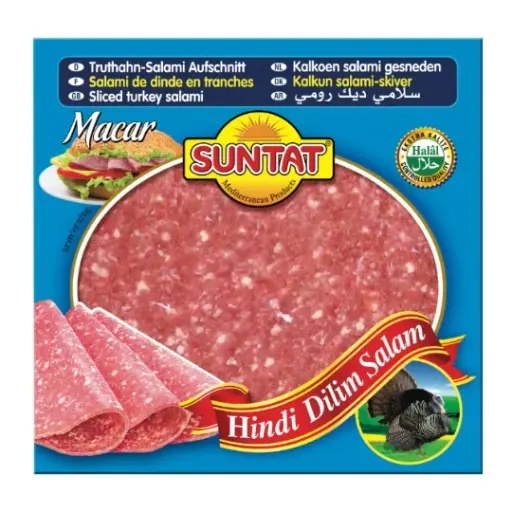 Salami de dinde avec viande de boeuf, Suntat, 200g