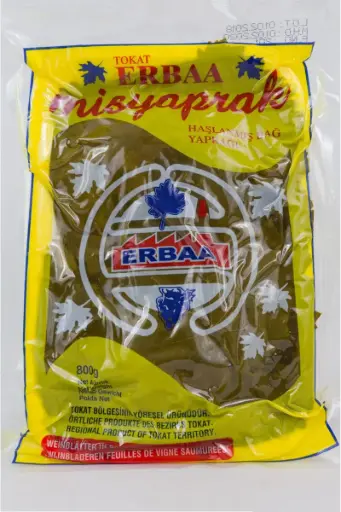 Feuilles de vigne bouillies et salées, Erbaa, 800g