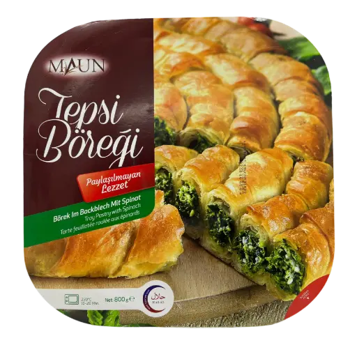 Tarte feuilletée roulée aux épinards, Maun, 800g