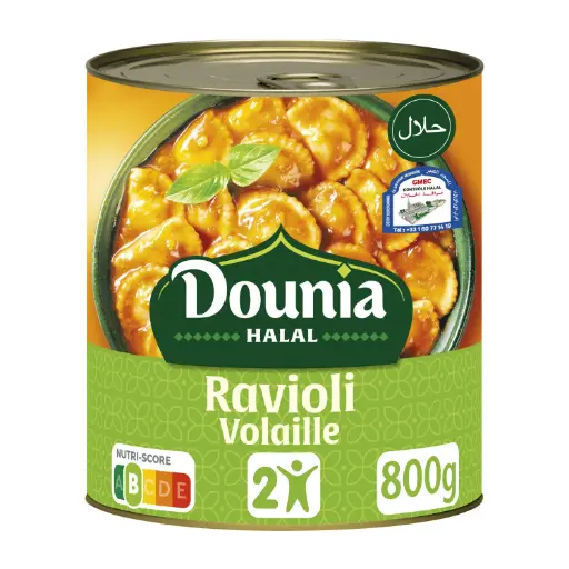 Ravioli volaille, Dounia, 800g