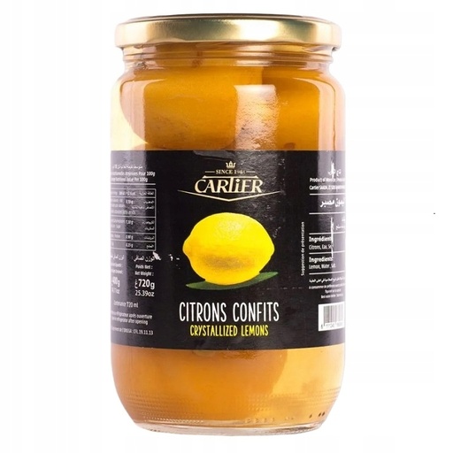 Citrons confits, Cartier, 720g