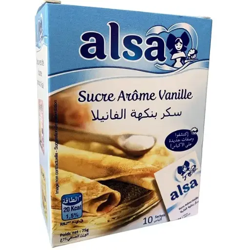 Sucre Arôme vanille, Alsa, 75g