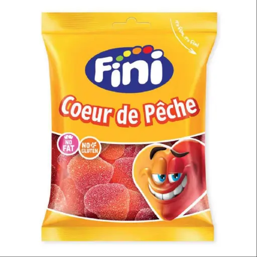 Bonbons Cœur de pêche, Fini, 90g